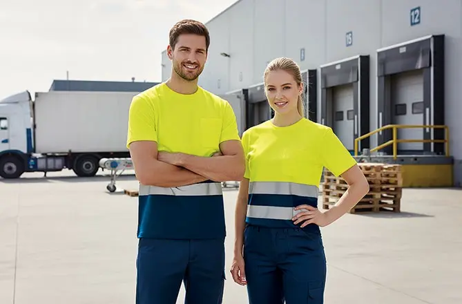 CAMISETA DEMOLITION · BICOLOR · BOLSILLO · AV · CE II CAT · [145g]