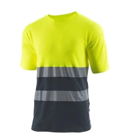 CAMISETA SUGAR · BICOLOR · ALGODON · BANDAS SEGMENTADAS · REJILLA AIREADORES AXILA · AV · CE II CAT · [150g]