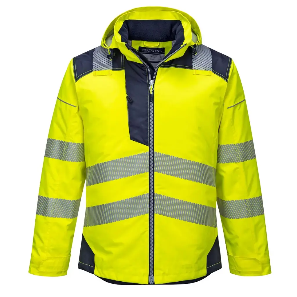 CHAQUETA T400 WINTER PW3 · IMPERMEABLE [3/4] TEXPEL™ SPLASH ECO · AMBIENTES FRIOS -40ºC · CAPUCHA OCULTA · BANDAS SEGMENTADAS · AV · CE II CAT