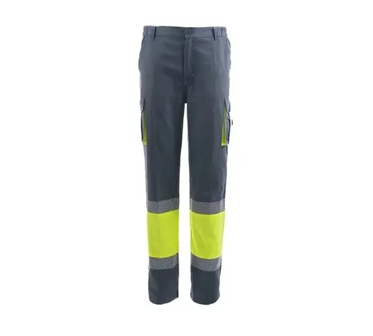 PANTALON HOME HV · CARGO · BICOLOR · 100% ALGODON · BANDAS SEGMENTADAS · AV · CE II CAT