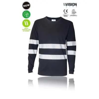 CAMISETA GLOW LS · ML · BANDAS SEGMENTADAS · PROTECCION SOLAR · 100% ALGODON · VR · [160g]