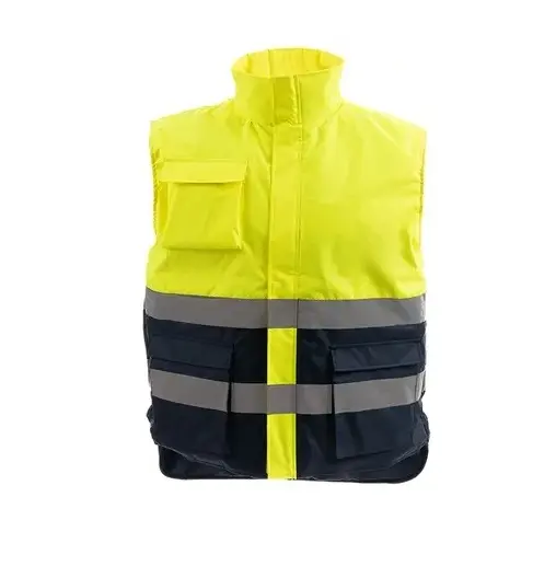 CHALECO ORION HV · ACOLCHADO · HIDROFUGADO · CAPUCHA DESMONTABLE · AV · CE II CAT