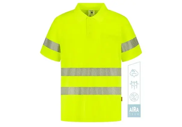 [POPHV] POLO POP AIRA TECH · MC · UNICOLOR · TACTO ALGODON · ANTIBACTERIANO · BOLSILLO · AIREADORES AXILAS · BANDAS SEGMENTADAS · AV · CE II CAT · [185g]