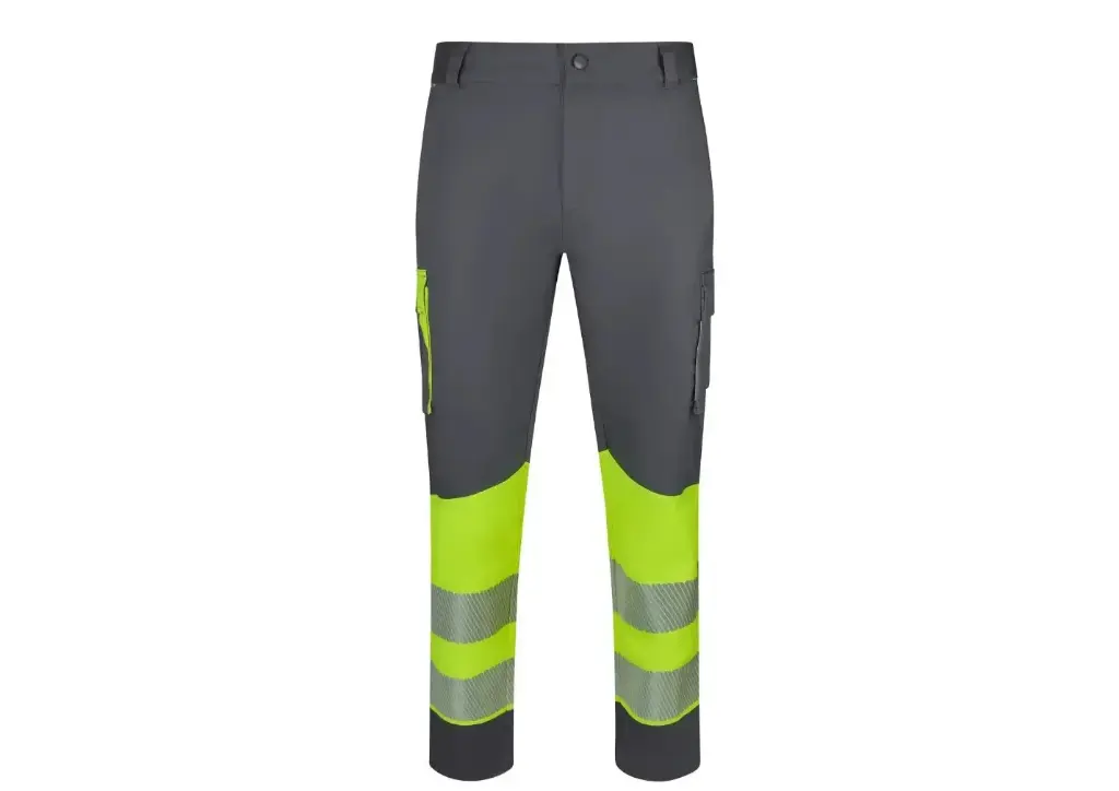 [303032S] PANTALON GRS 303032S · CARGO · BICOLOR · ELASTICO/STRETCH · ECO · BANDAS SEGMENTADAS · PROTECCION SOLAR >50ºC · AV · CE II CAT