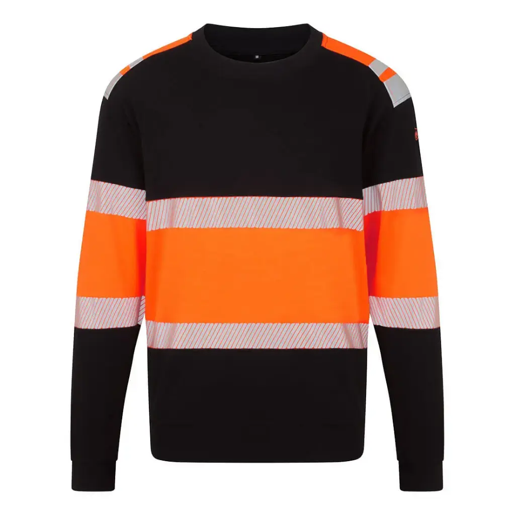 [FR737] SUDADERA INHERENTE FR737 PW3 FR MODAFLAME · IGNIFUGO · ANTIESTATICO · ARCO ELECTRICO · ATEX · BANDAS SEGMENTADAS · PROTEC. SOLAR >40ºC · AV · CE III CAT · [300g]
